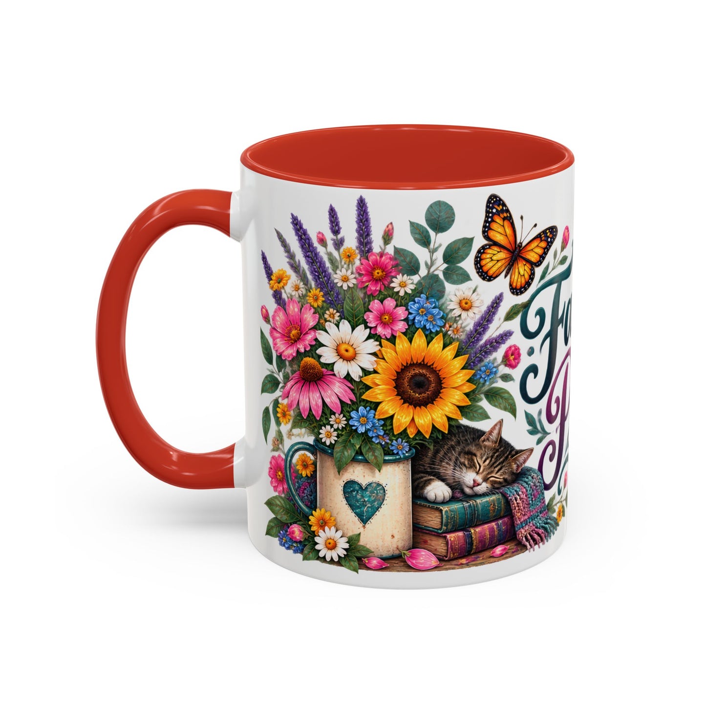 My Favorite Person, 11oz  accent mug (UK spelling)