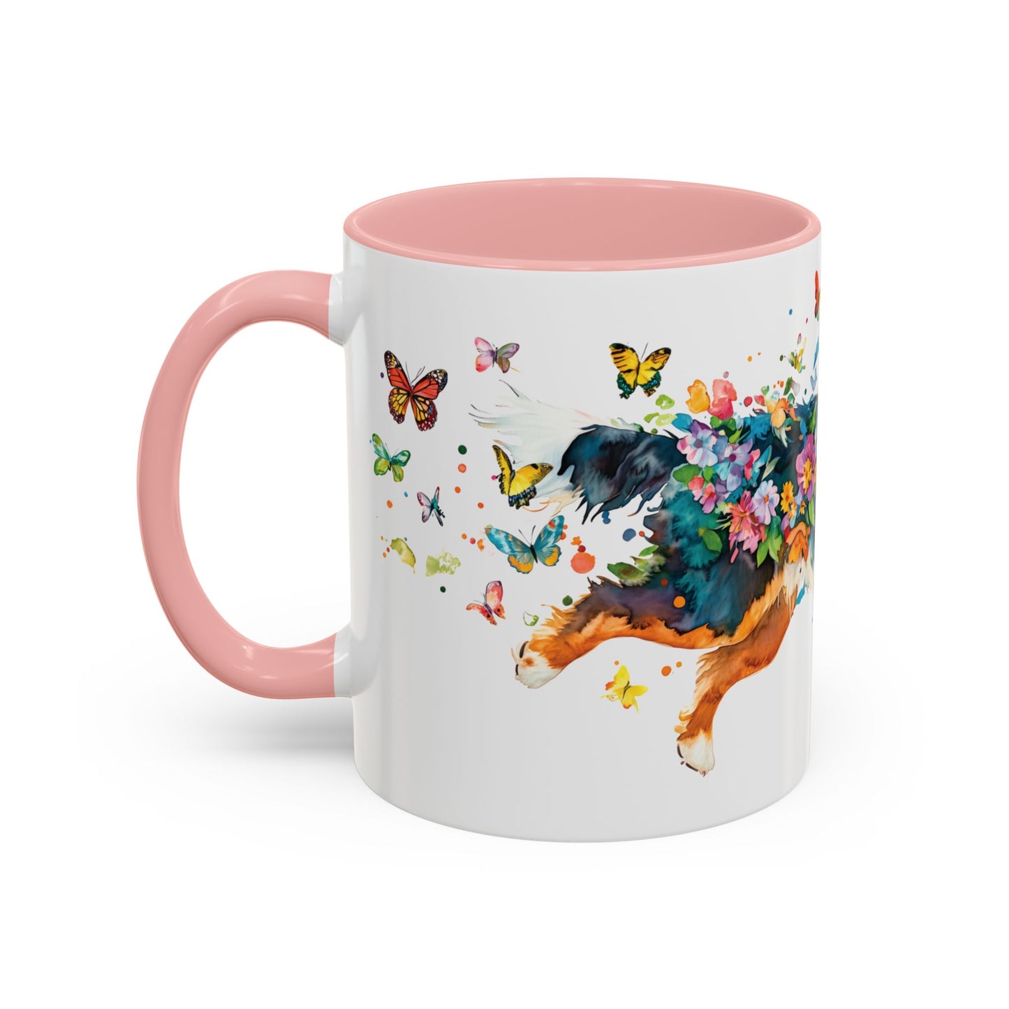 Bernese Mountain Dog #1 Personalized Accent Mugs, 11oz