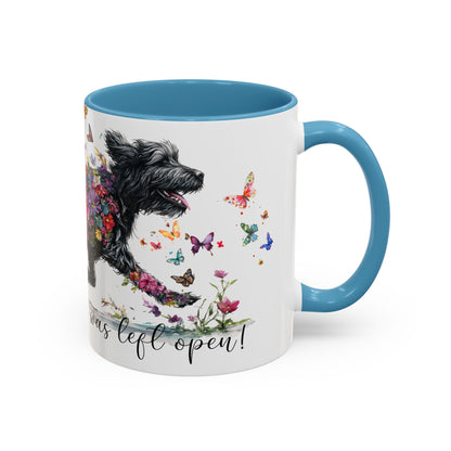 Labradoodle/Groodle #1  Live like the gate was left open, Accent Mugs, 11oz & 15oz