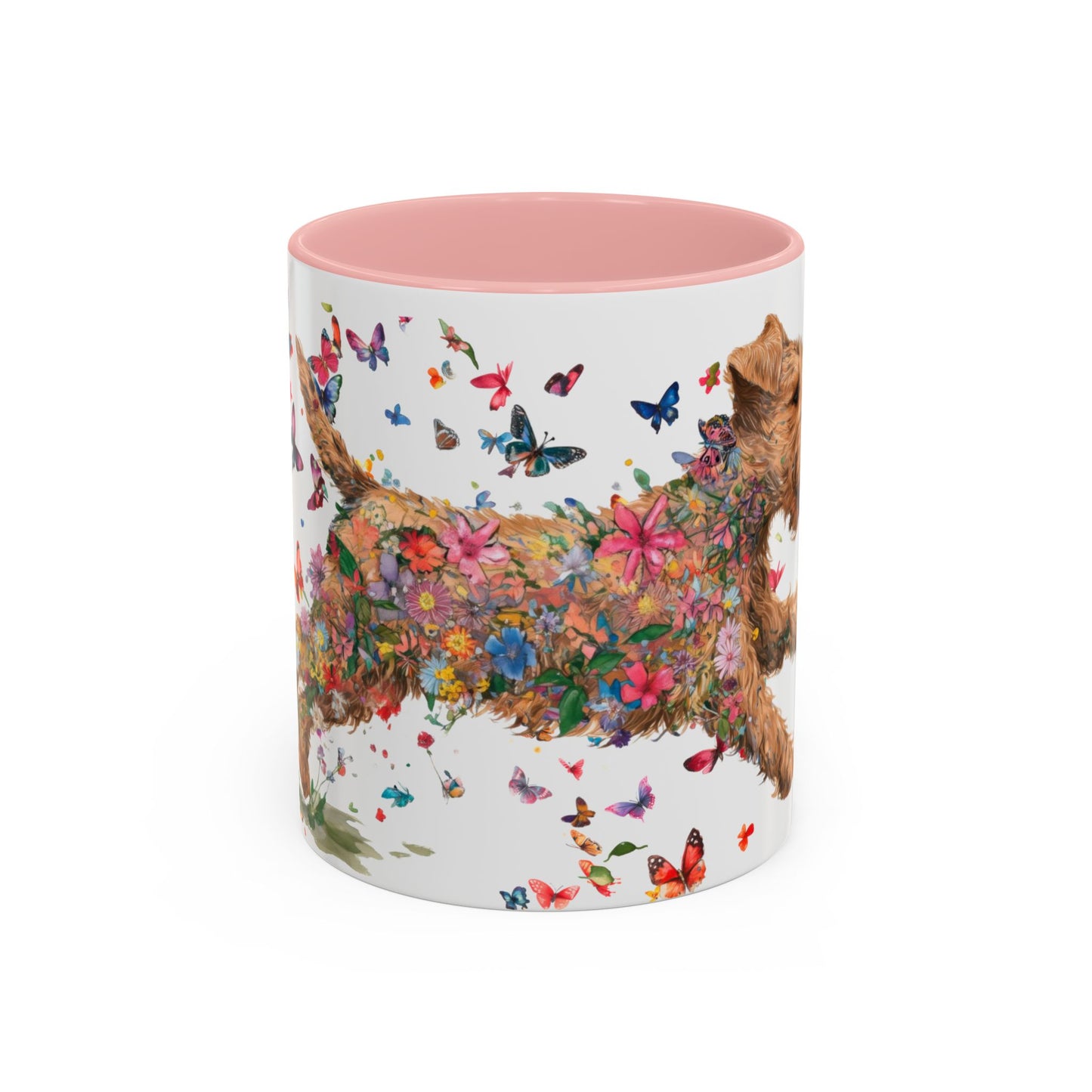 Lakeland Terrier #2 Personalized Accent Mugs, 11oz
