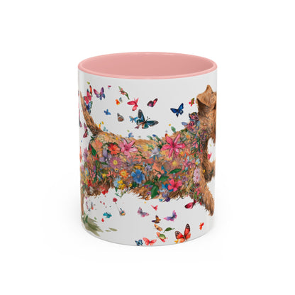 Lakeland Terrier #2 Personalized Accent Mugs, 11oz