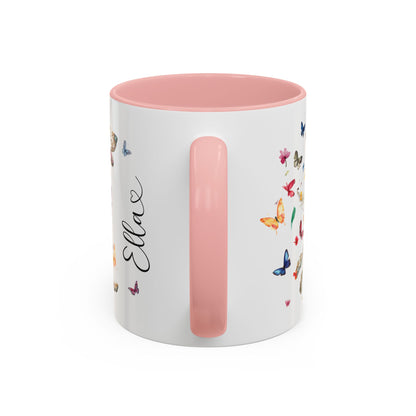 English Setter #5 Personalized Accent Mugs, 11oz
