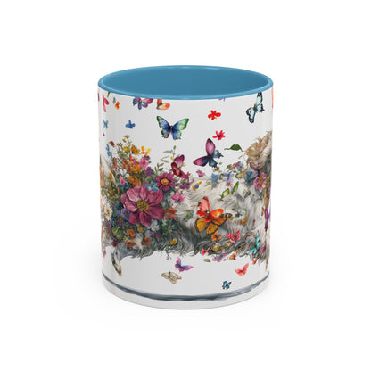 Clumber Spaniel #1 Personalized Accent Mugs, 11oz