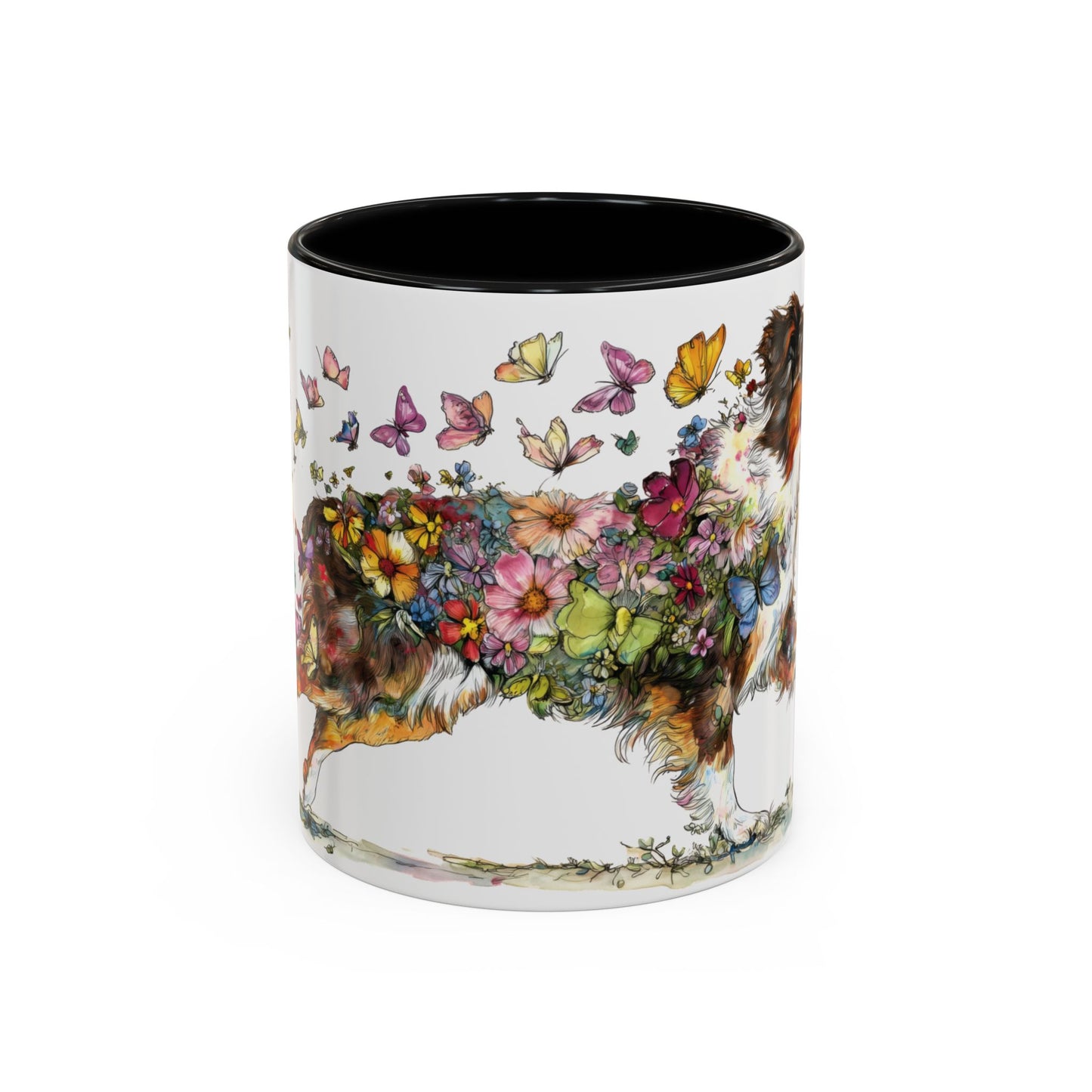 Australian Shepherd (Docked) #2 Personalized Accent Mugs, 11oz
