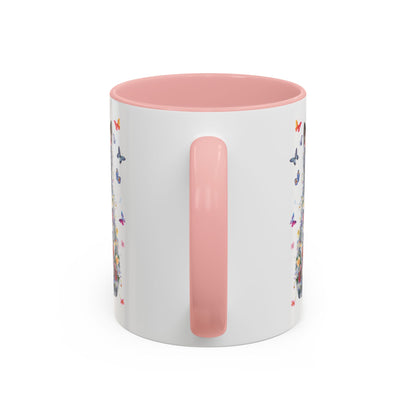 British Blue Cat #1 Personalized Accent Mugs, 11oz