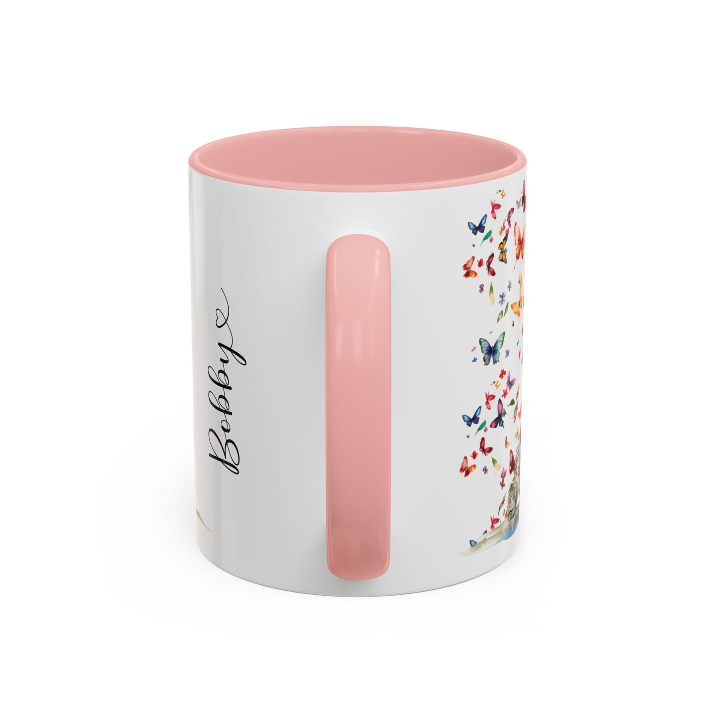 Labradoodle #2 Personalized Accent Mugs, 11oz