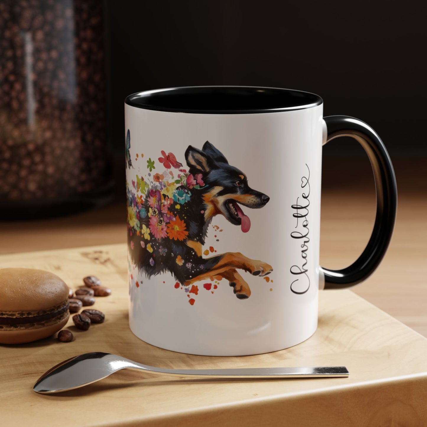 Husky #3 Personalized Accent Mugs, 11oz