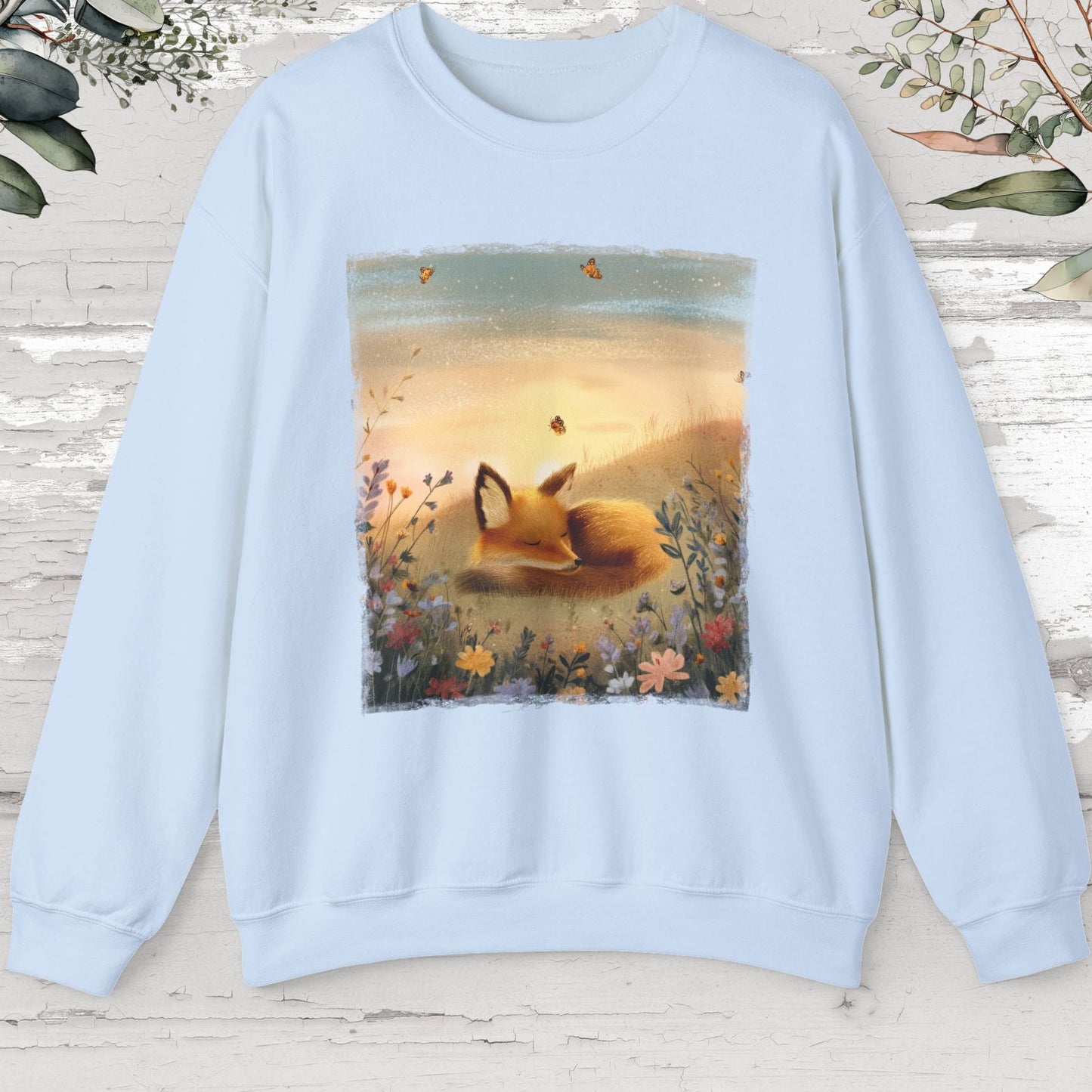Fox sleeping #4 Unisex Sweat Shirt.