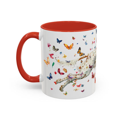 English Setter #5 Personalized Accent Mugs, 11oz