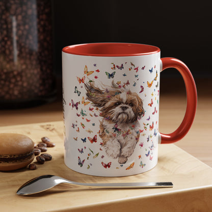 Shih Tzu #1 Personalized Accent Mugs, 11oz