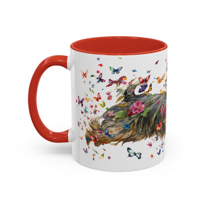 Silky Terrier Personalized Accent Mugs, 11oz