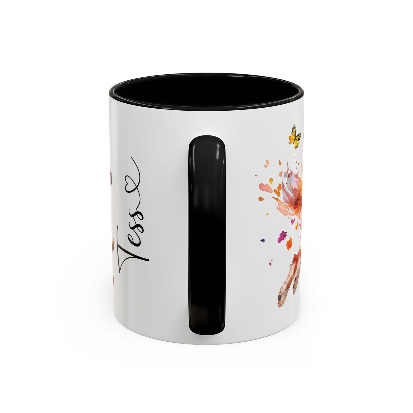 Border Collie Red Merle, Personalized Accent Mugs, 11oz