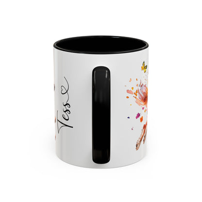 Border Collie Red Merle, Personalized Accent Mugs, 11oz