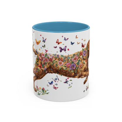 Chesapeke Bay Retriever Personalized Accent Mugs, 11oz