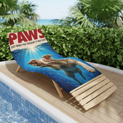 Border Collie #1 PAWS Beach Towel