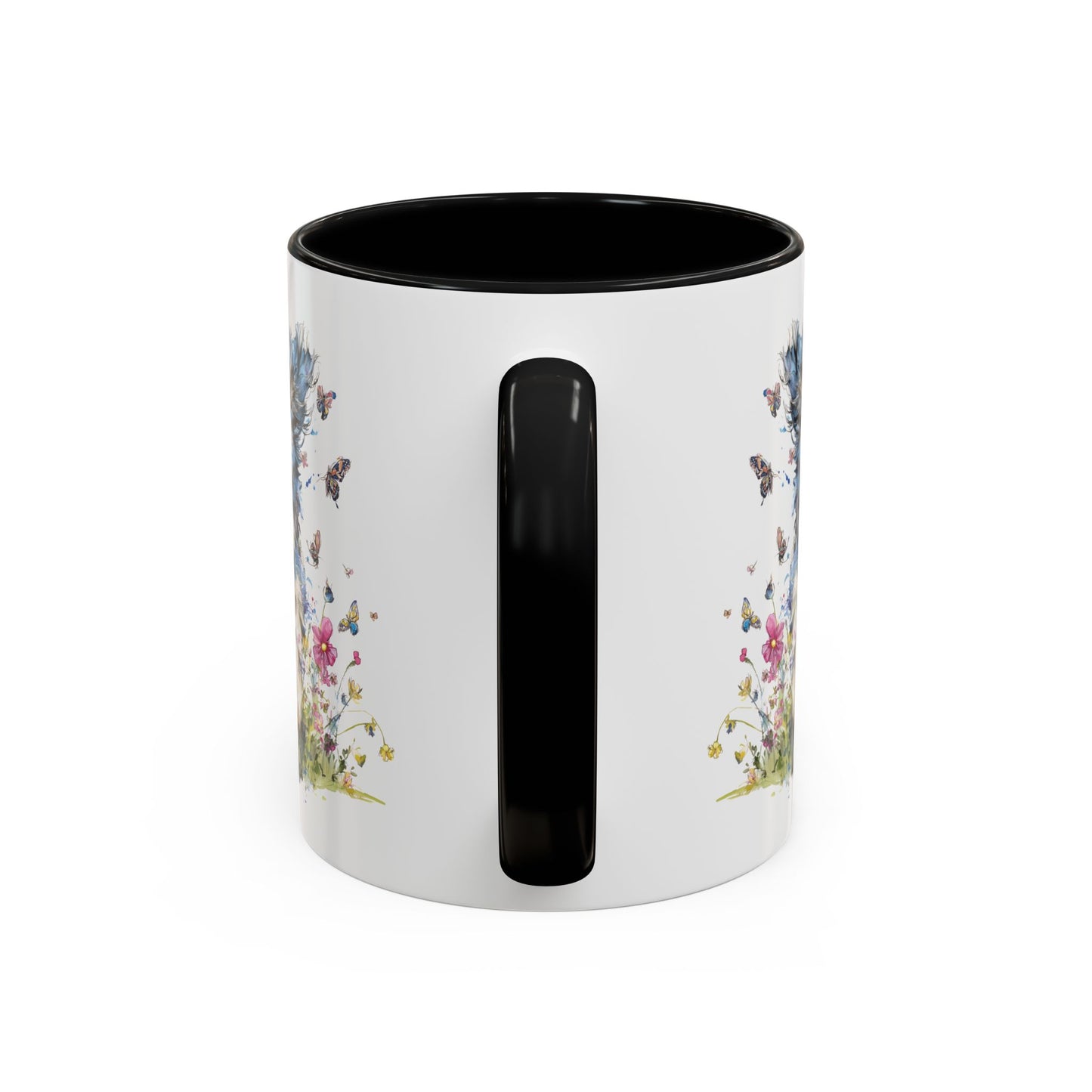 Blue Merle Cockapoo/Doodle Personalized Accent Mugs, 11oz