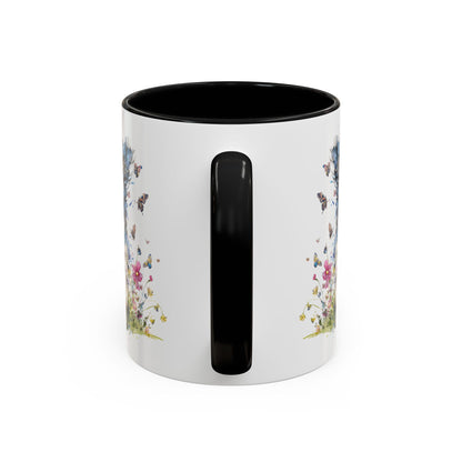 Blue Merle Cockapoo/Doodle Personalized Accent Mugs, 11oz