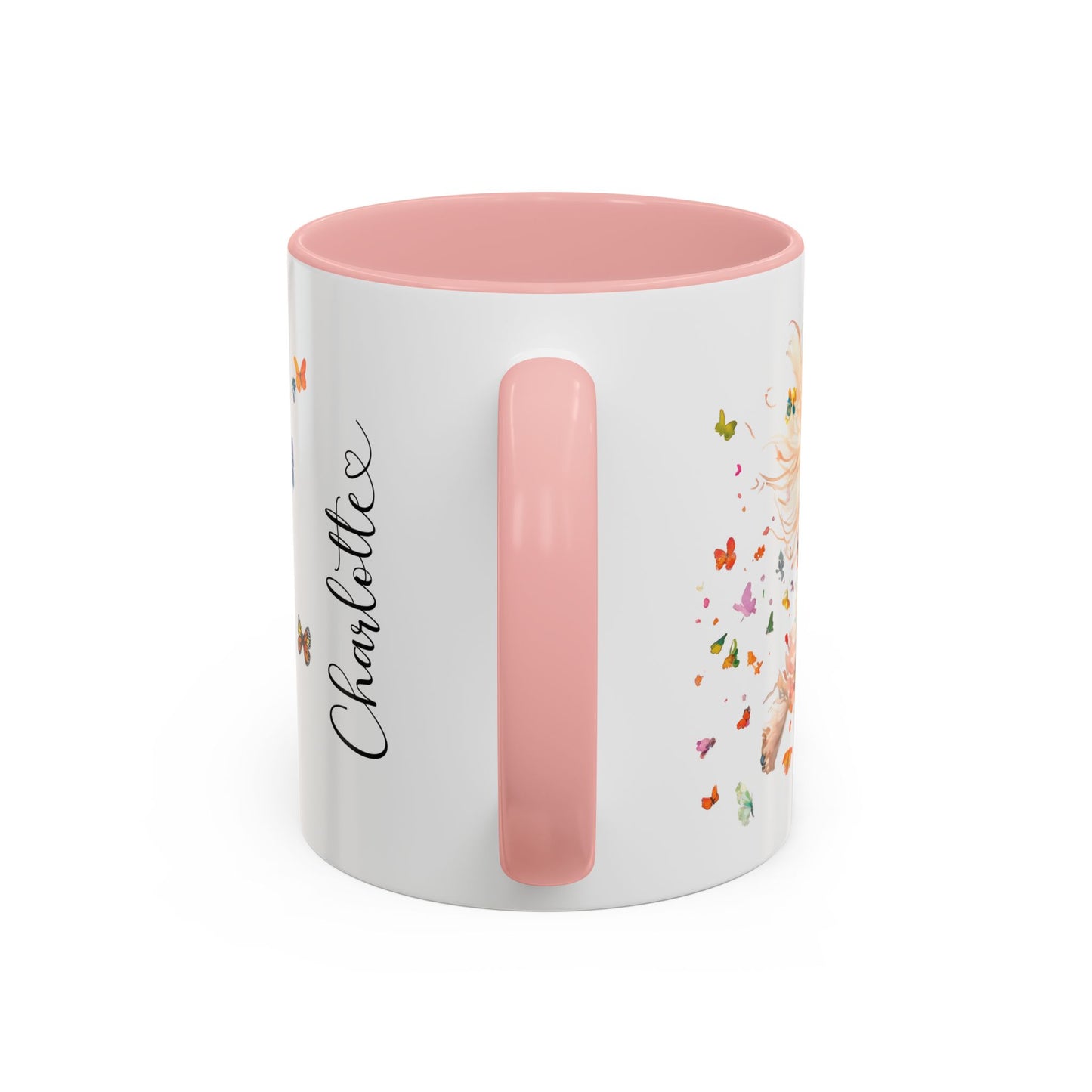 Peekingese #3 Personalized Accent Mugs, 11oz