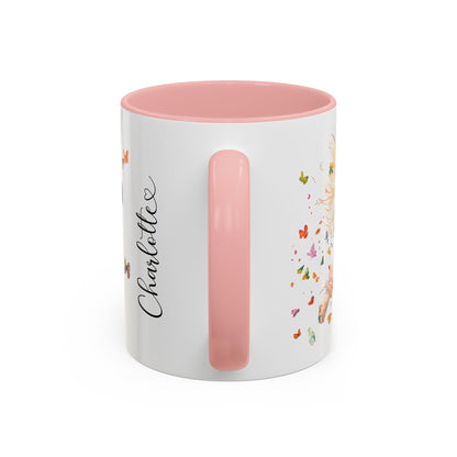 Peekingese #3 Personalized Accent Mugs, 11oz