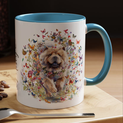Chow Chow #7 Personalized Accent Mugs, 11oz