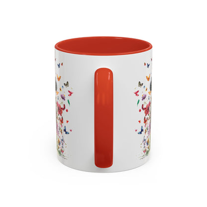 Bernedoodle #2 Personalized Accent Mugs, 11oz
