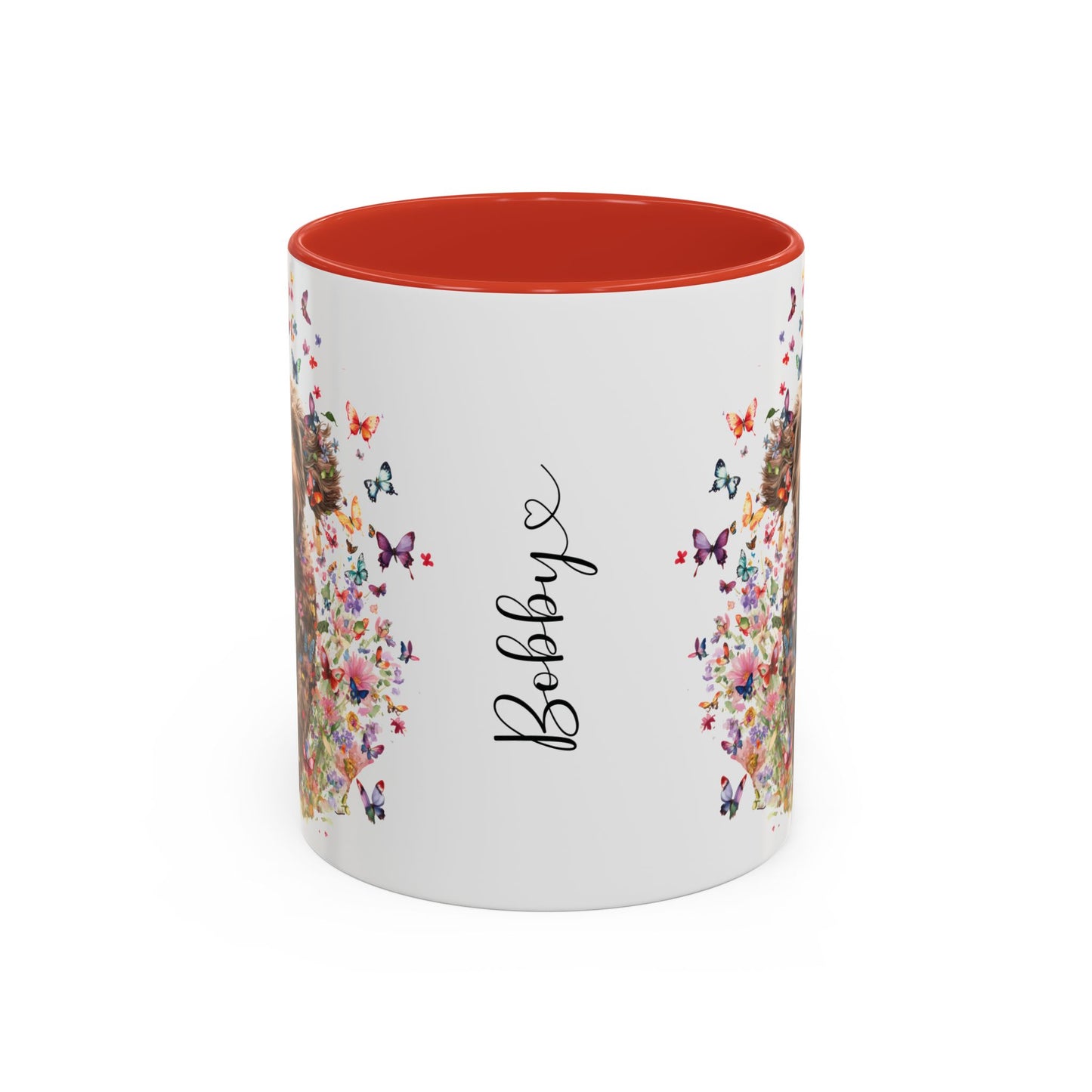 Labradoodle #4 Personalized Accent Mugs, 11oz