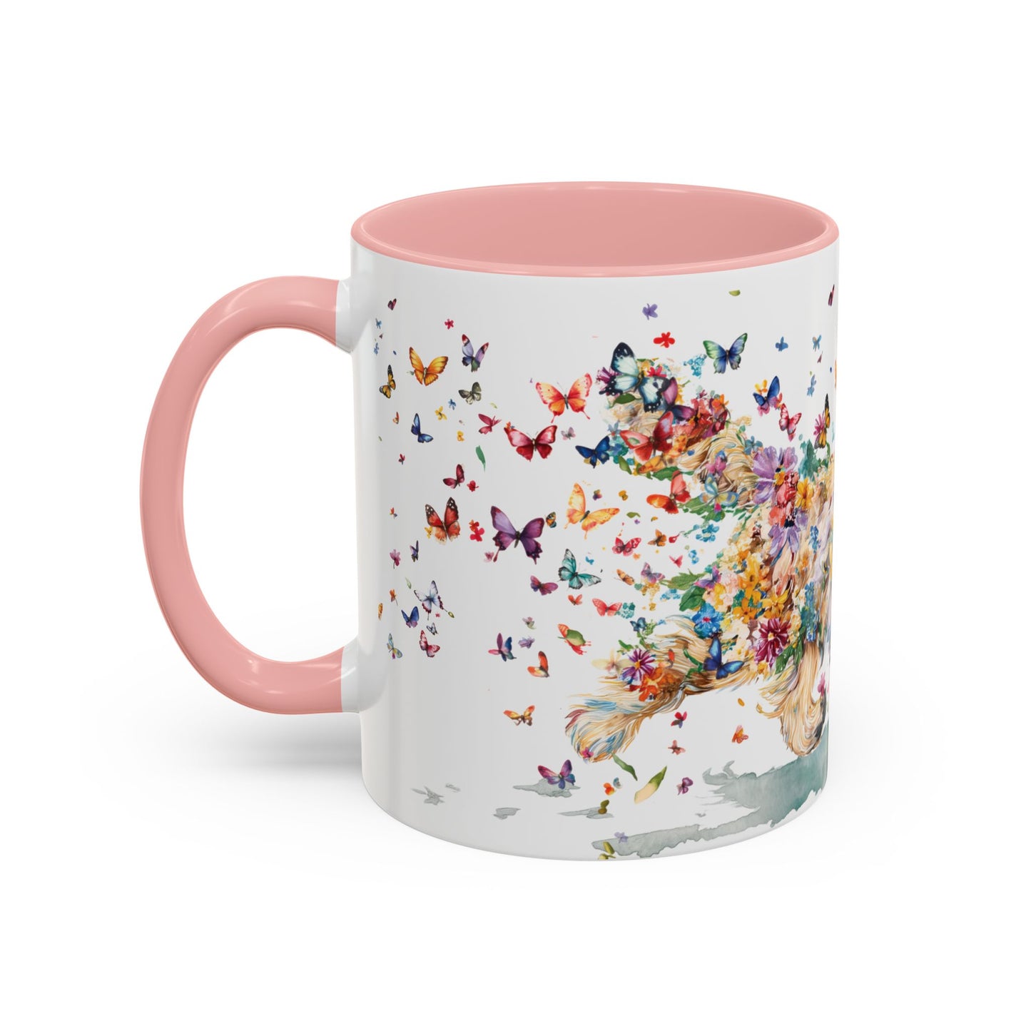 Yorkipoo #2 Personalized Accent Mugs, 11oz