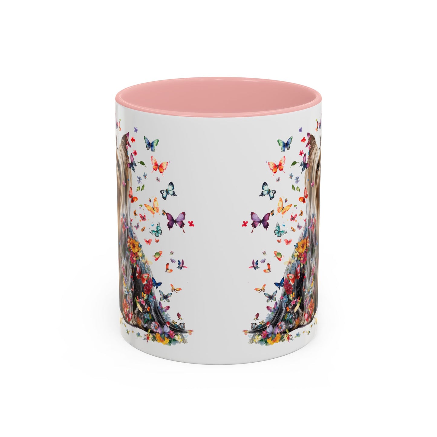 Silky Terrier #2 Personalized Accent Mugs, 11oz