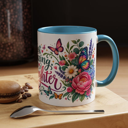 Most amazing daughter, 11oz  accent mug