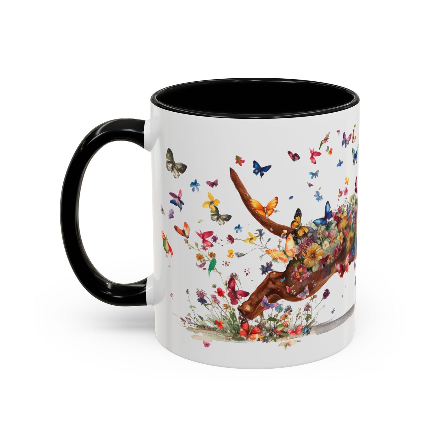 Dachshund #4 Personalized Accent Mugs, 11oz