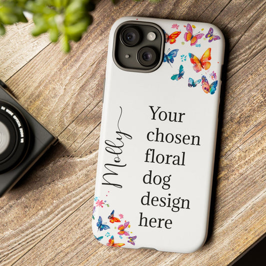 Phone Case, Personalized from ANY OF OUR DESIGNS - White case