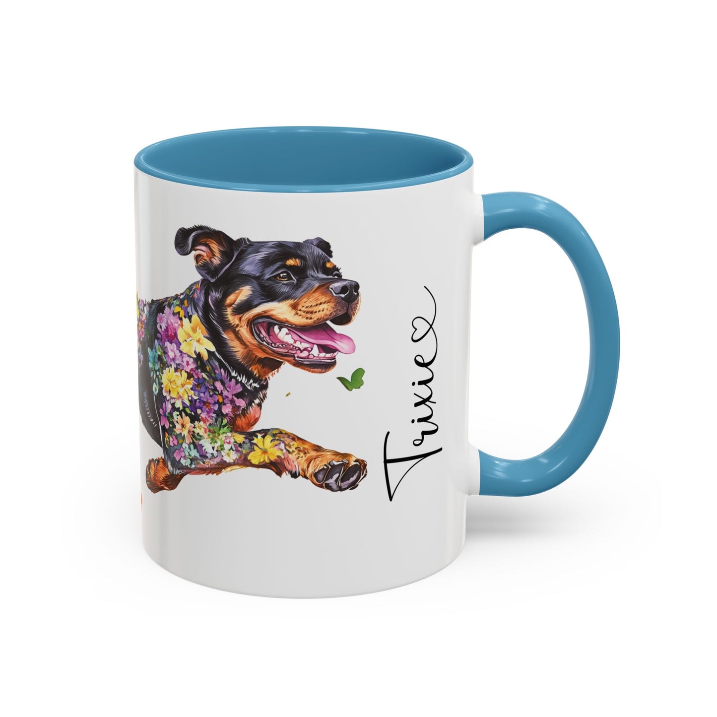 Rottweiler Personalized Accent Mugs, 11oz