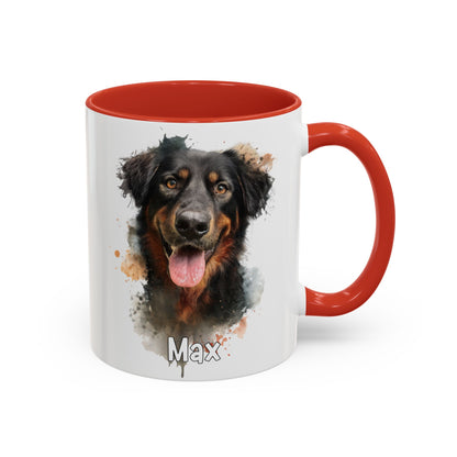 Hovawart #4 Colourful Personalized Accent Mugs, 11oz
