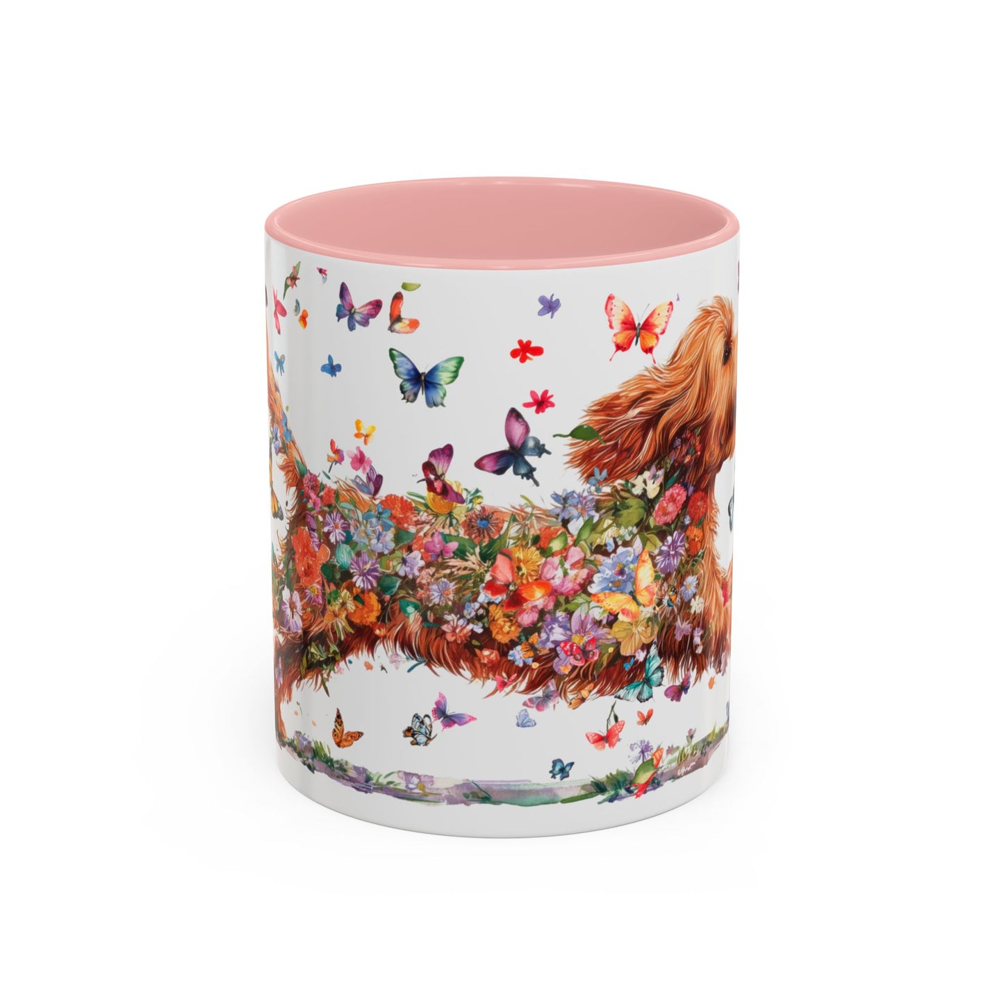 Cockapoo #2 Personalized Accent Mugs, 11oz