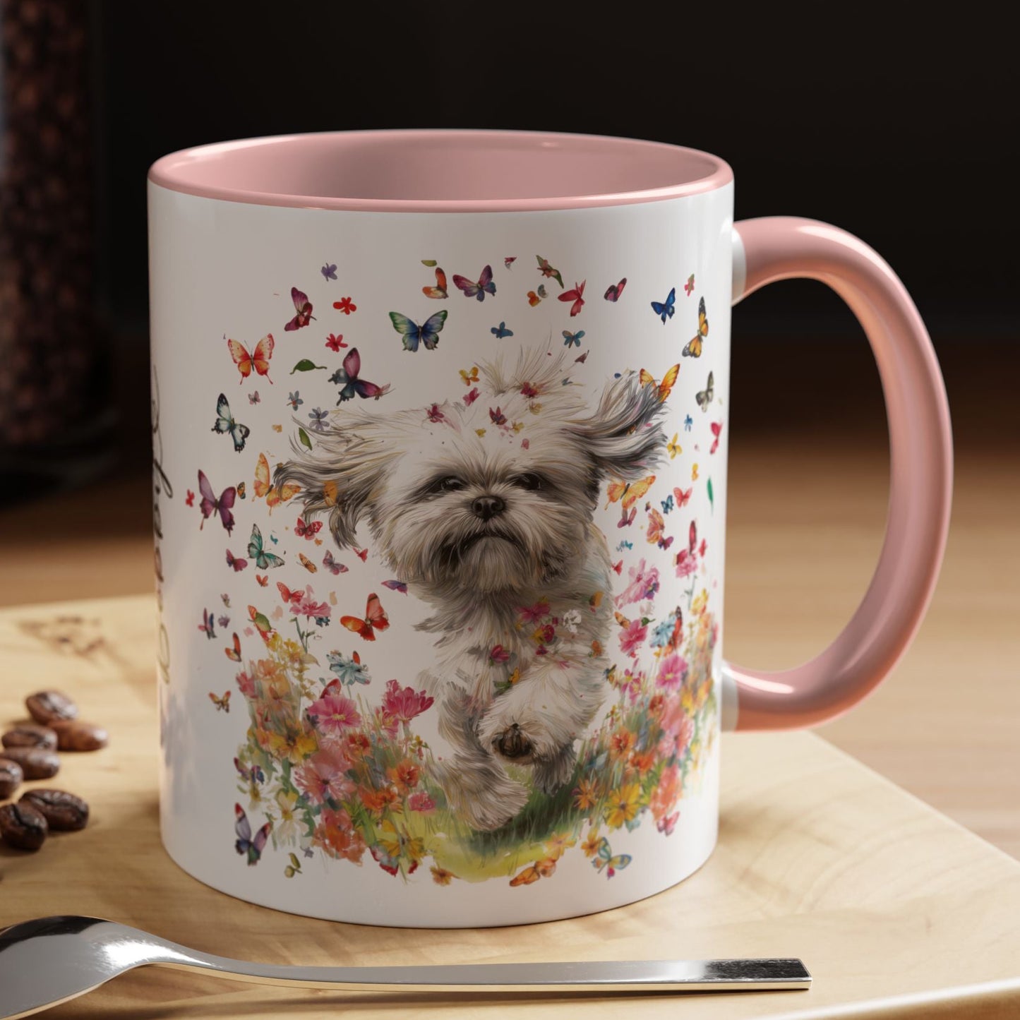 Shih Tzu #3 Personalized Accent Mugs, 11oz