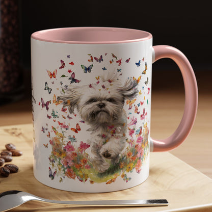 Shih Tzu #3 Personalized Accent Mugs, 11oz