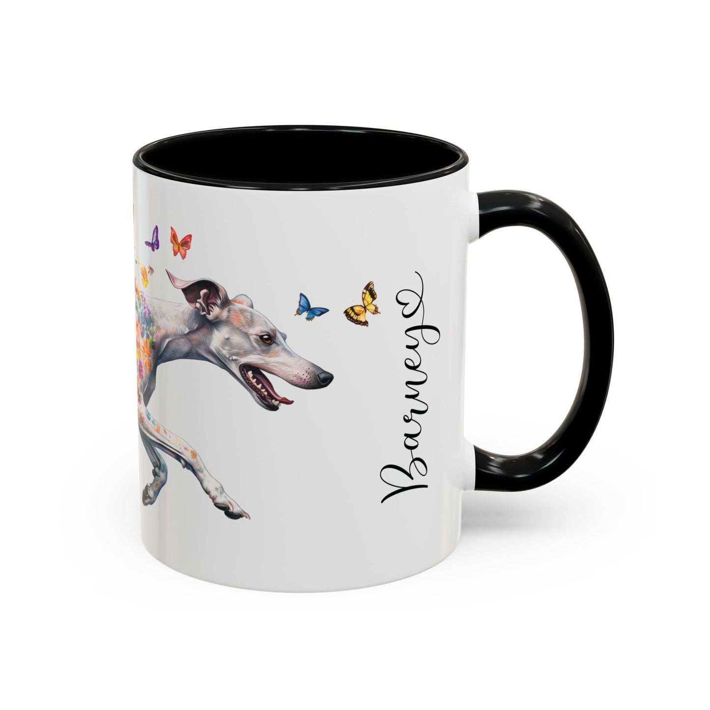 Whippet Personalized Accent Mugs, 11oz