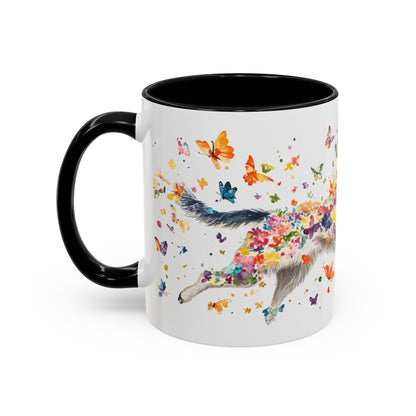 Husky #2 Personalized Accent Mugs, 11oz