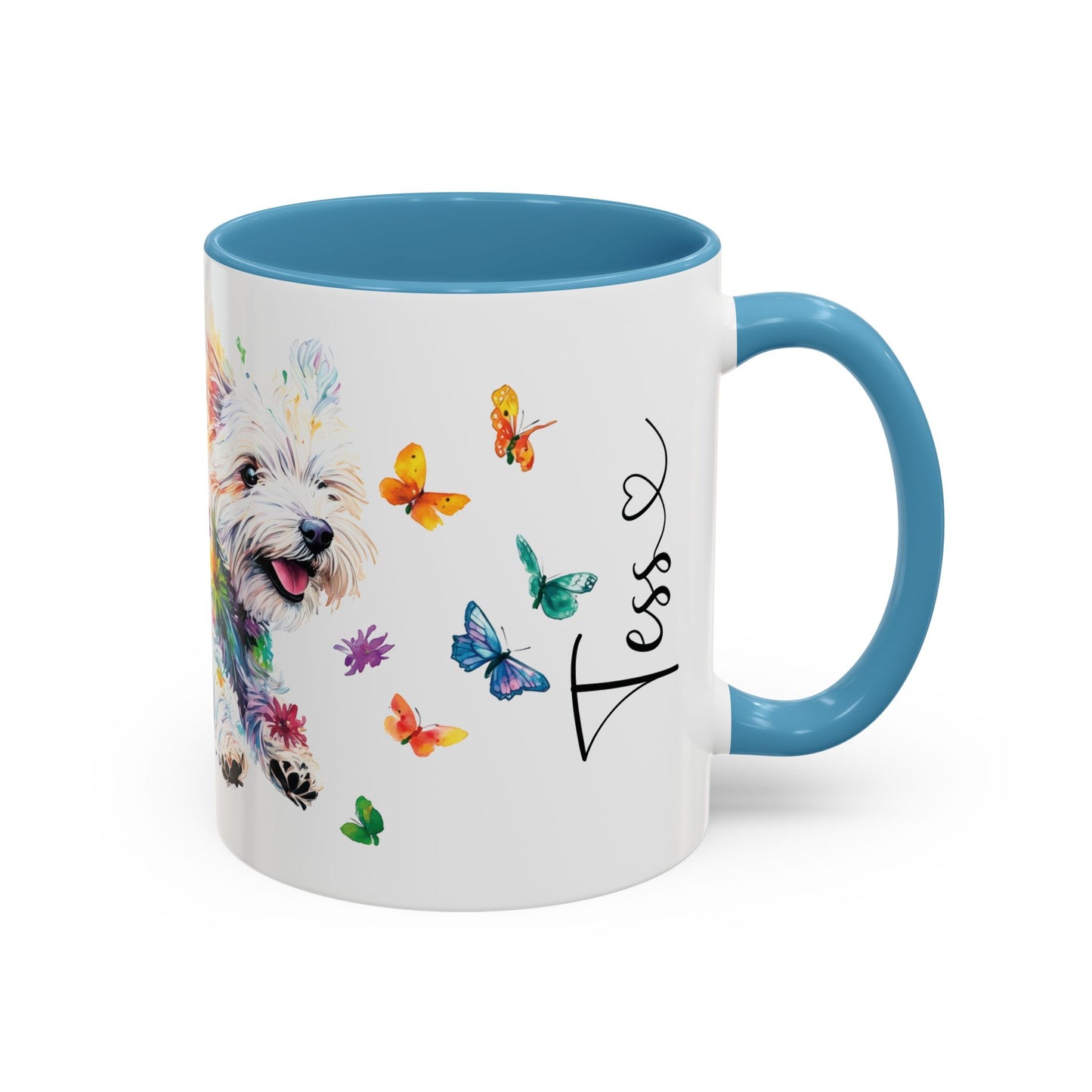 West Highland Terrier Personalized Accent Mugs, 11oz