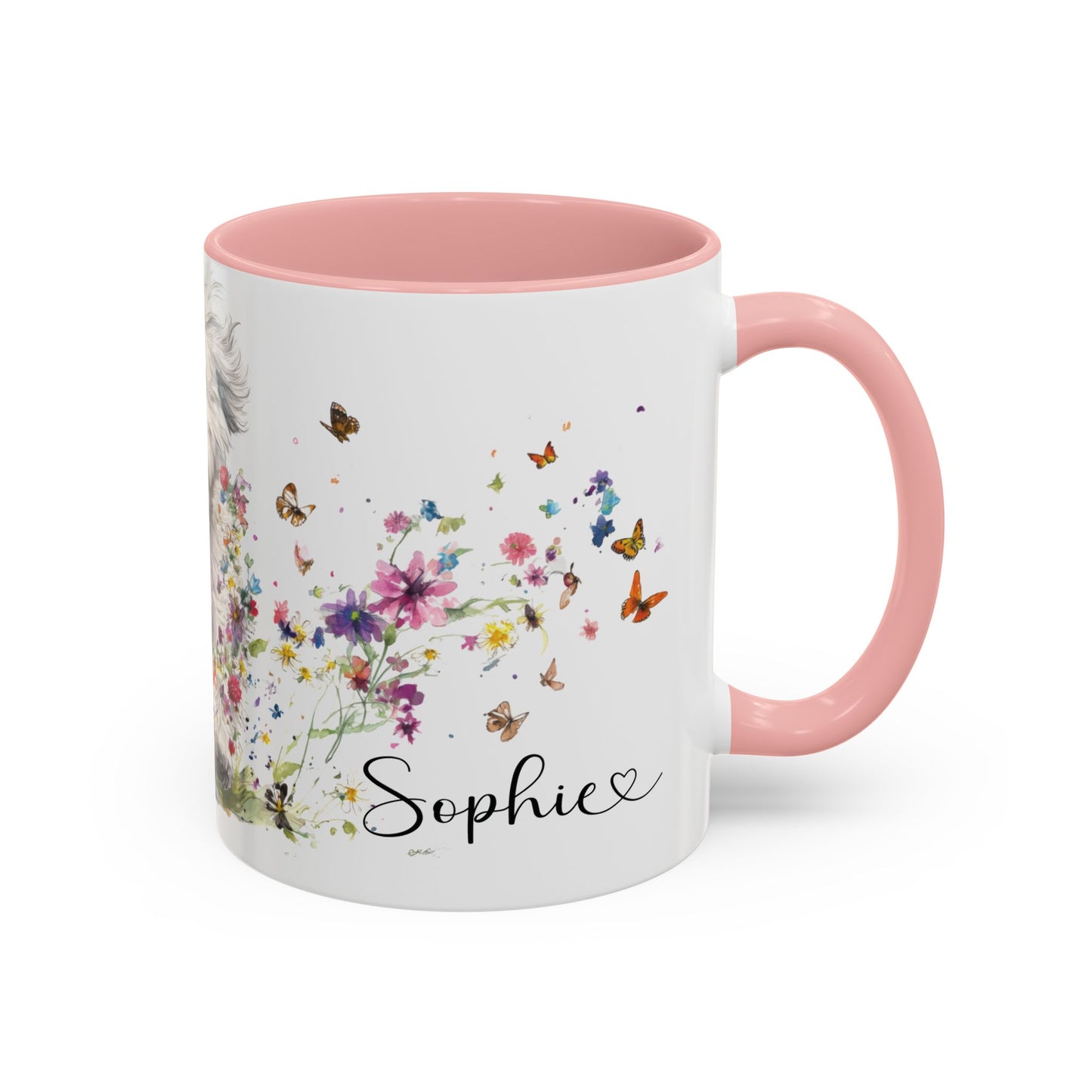 Cotton de Tulear Personalized Accent Mugs, 11oz