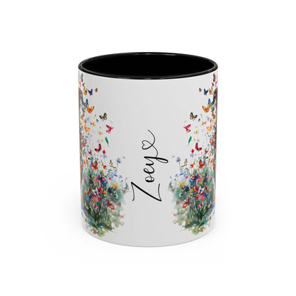 Rhodesian Ridgeback #2 Personalized Accent Mugs, 11oz