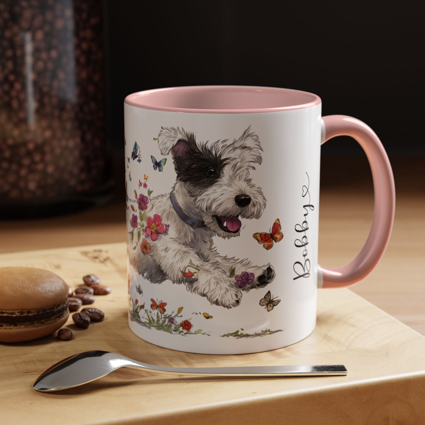 Sealyham Terrier Personalized Accent Mugs, 11oz