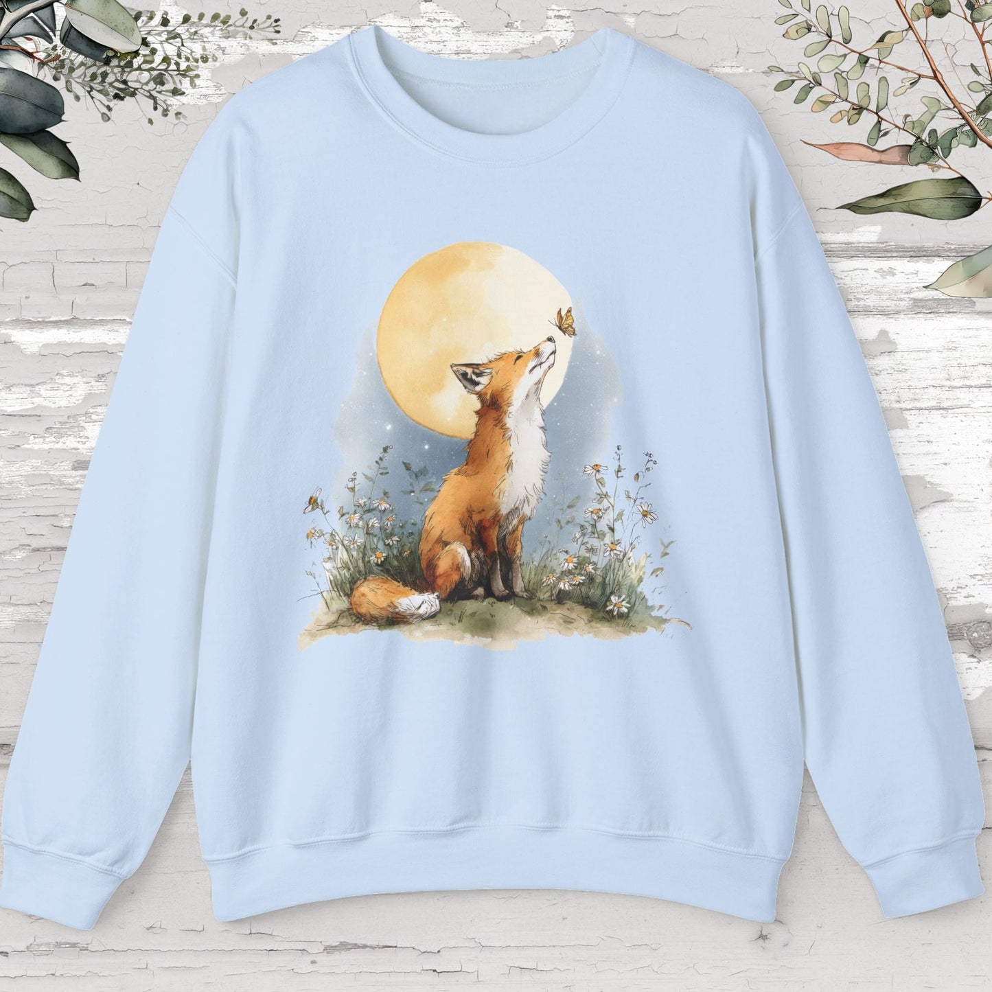 Fox & Butterfly #3 Unisex Sweat Shirt.