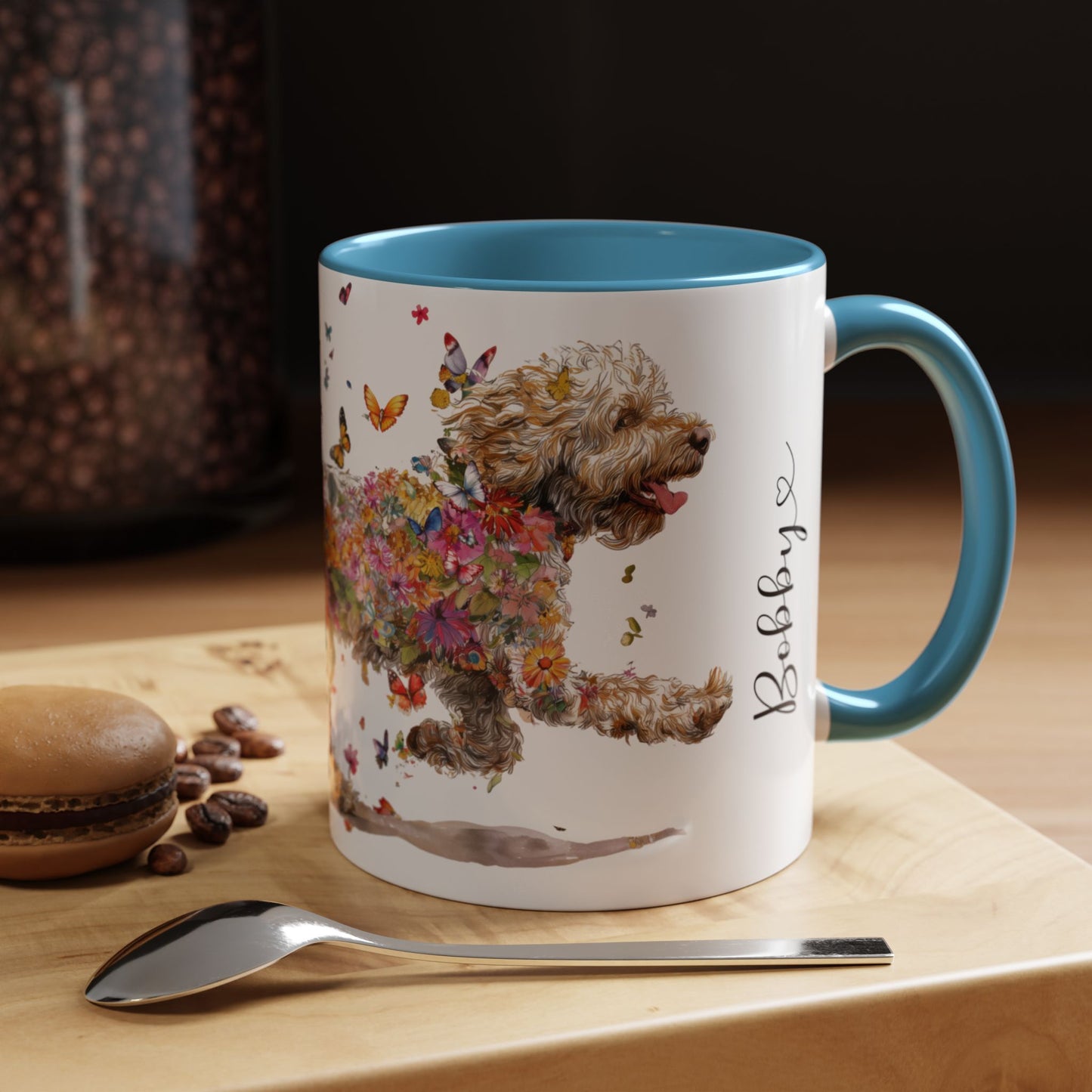 Lagotto Romagnolo #1 Personalized Accent Mugs, 11oz