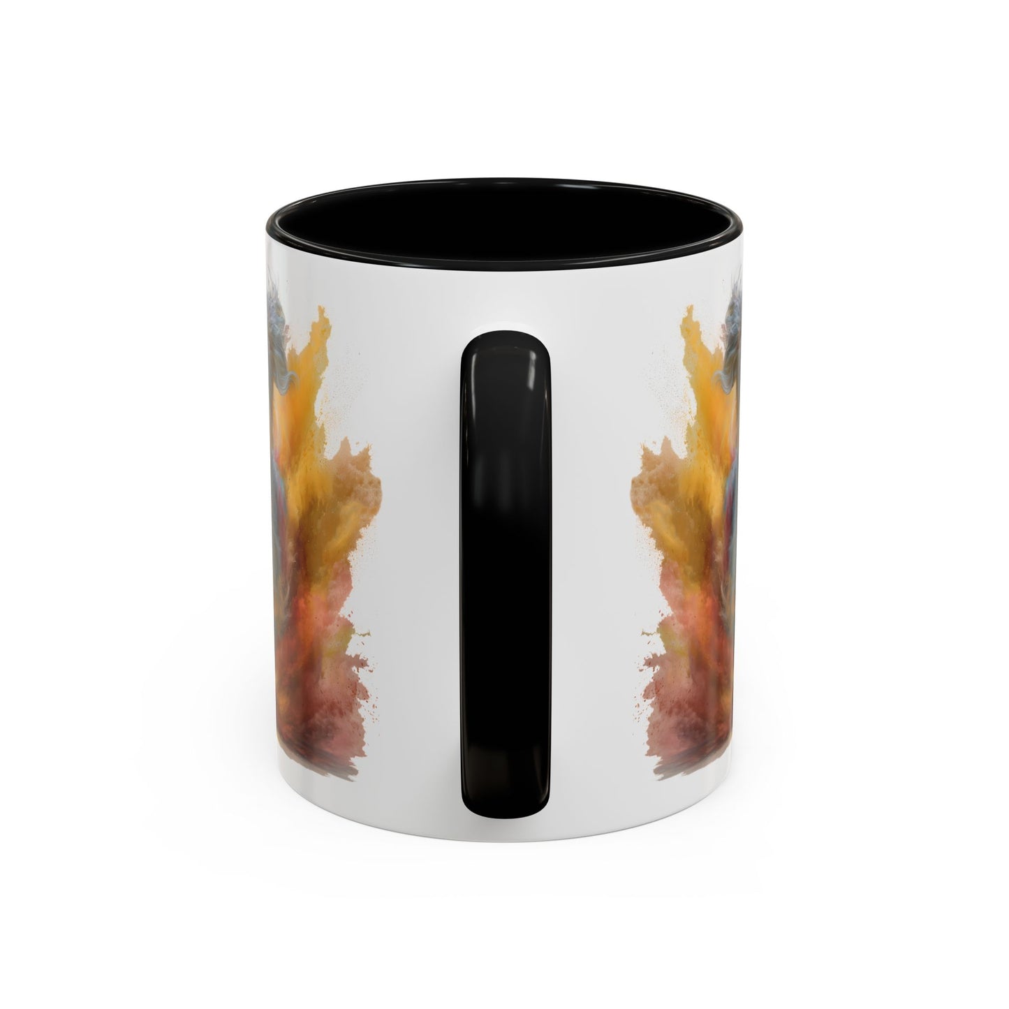 Maltese #2 Paint Colourful Personalised Accent Mugs, 11oz