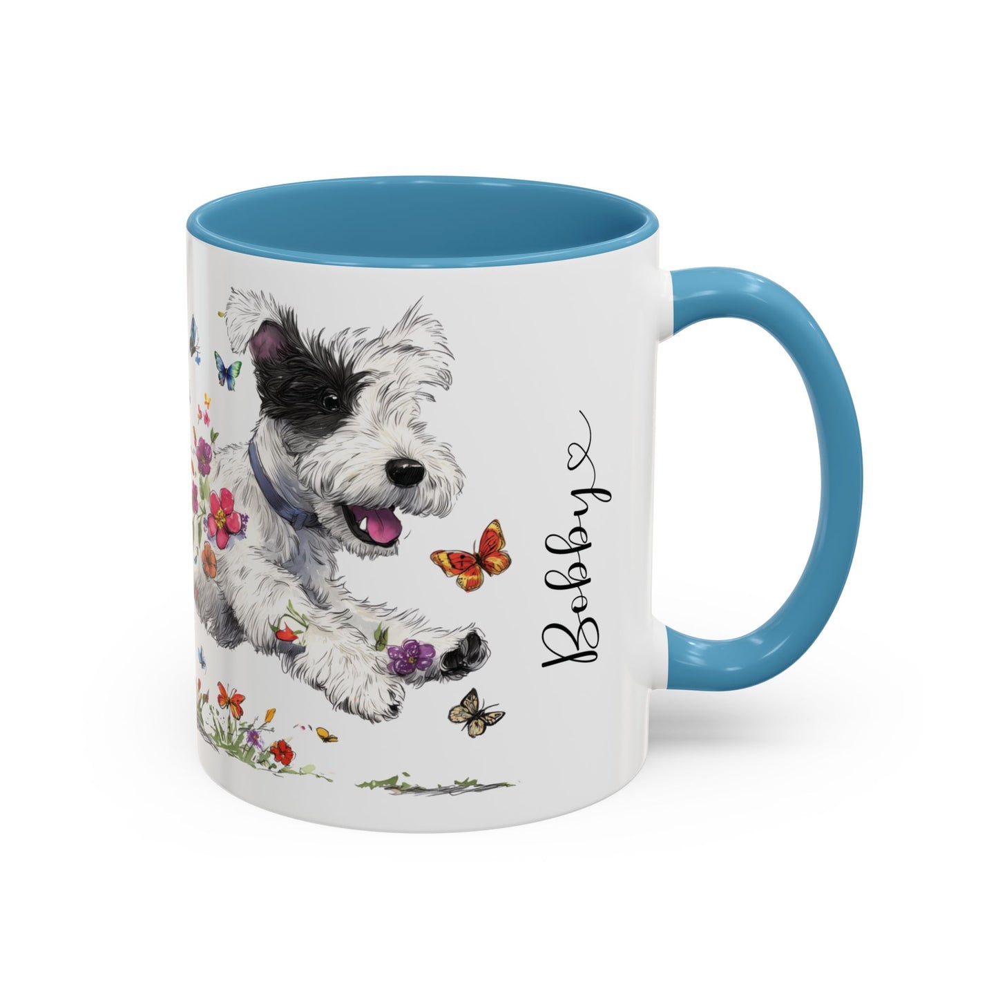 Sealyham Terrier Personalized Accent Mugs, 11oz