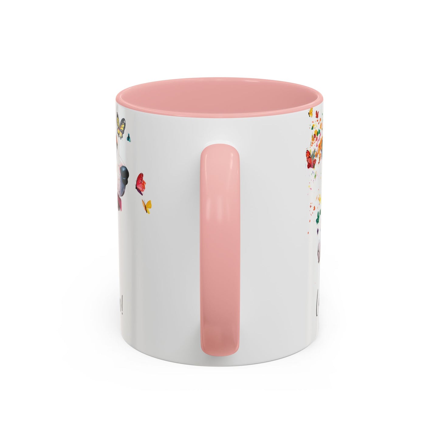 Basset Hound “Live like the gate was left open" Accent Mugs, 11oz