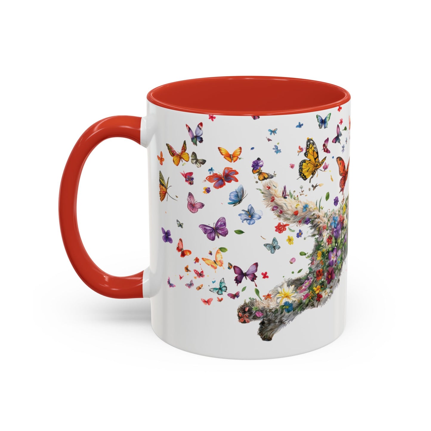 Labradoodle #3 Personalized Accent Mugs, 11oz