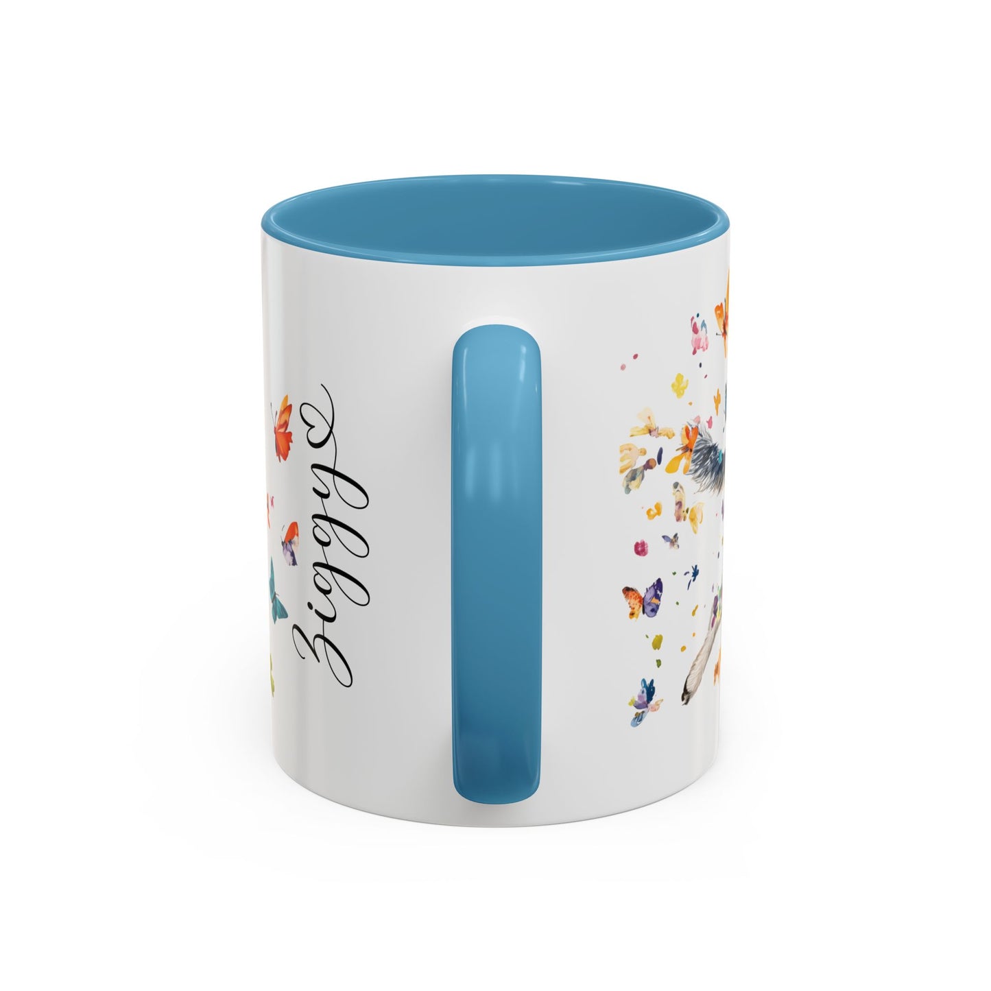 Husky #2 Personalized Accent Mugs, 11oz
