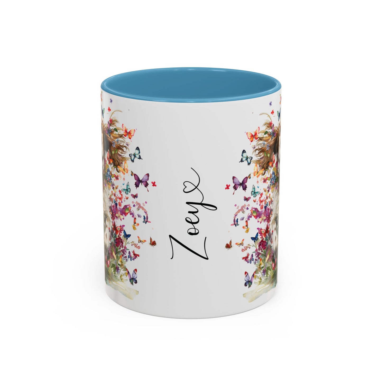Clumber Spaniel #2 Personalized Accent Mugs, 11oz
